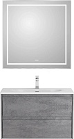 BelBagno Мебель для ванной Kraft 39 80 Cemento Grigio с раковиной BB-8099-3-80